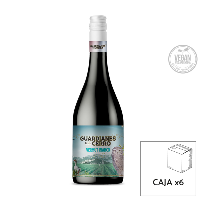 guardianes del cerro vermut bianco caja x6