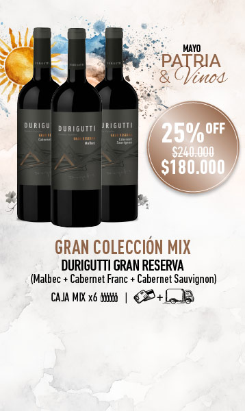 promo mayo mes patrio durigutti gran reserva caja mix x6
