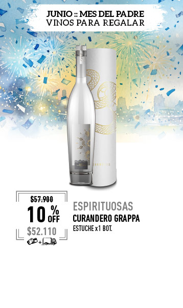 promo junio mes del padre curandero grappa