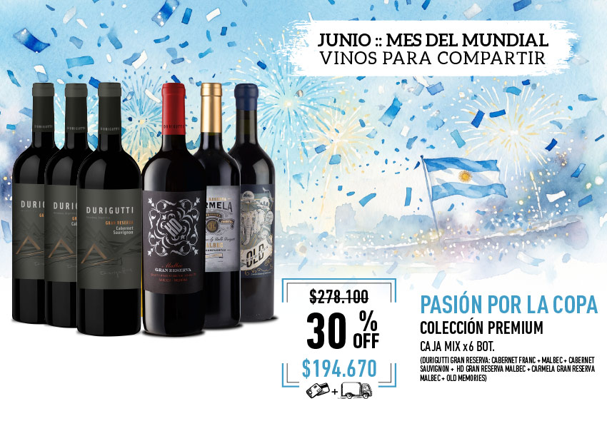 promo junio mes del mundial coleccion premium caja mix x6