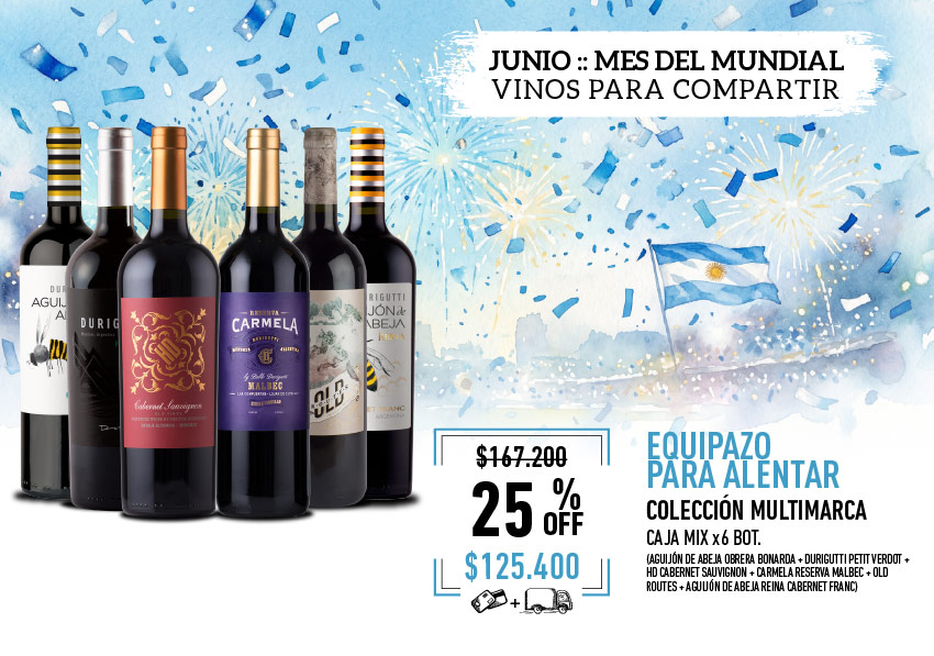 promo junio mes del mundial coleccion multimarca I caja mix x6