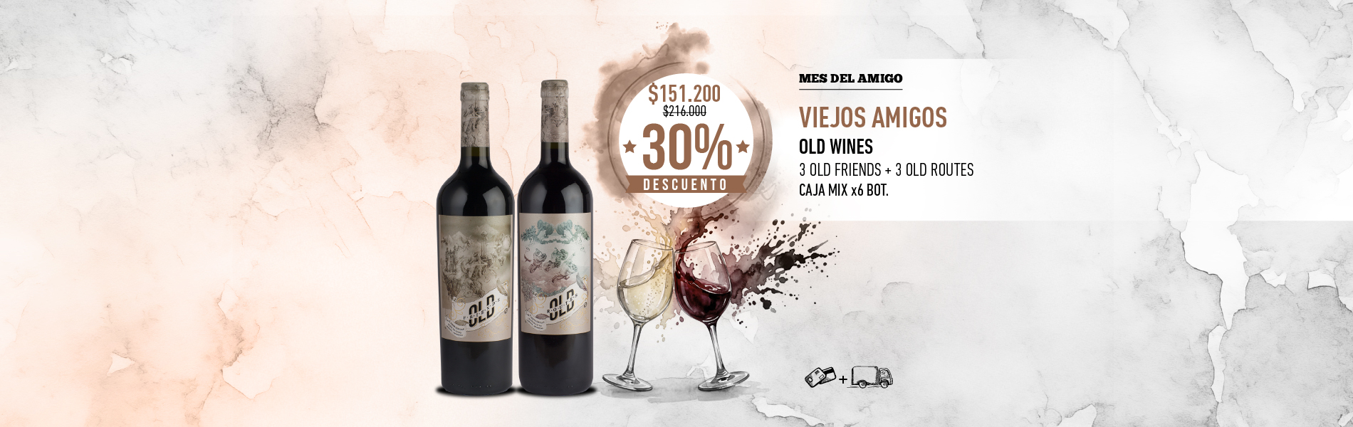promo durigutti mes del amigo old wines caja mix x6