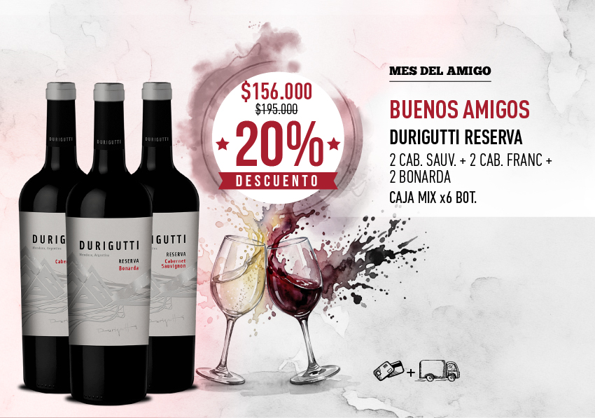 promo durigutti mes del amigo durigutti reserva caja mix x6