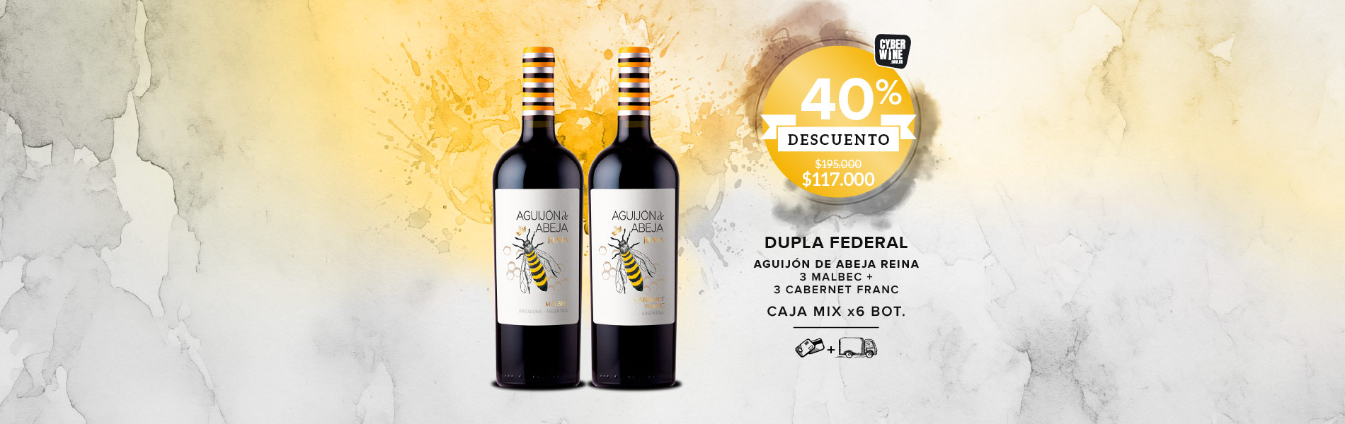 promo 40% off dupla federal caja mix x6
