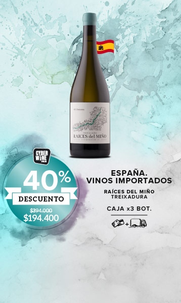 promo 40% off vino español blanco caja x3