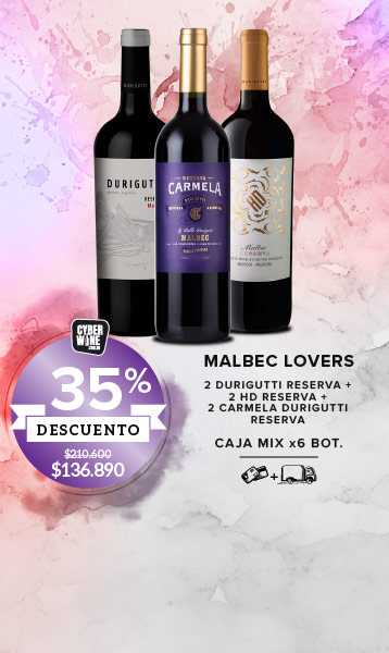 promo 35% off malbec lovers caja mix x6