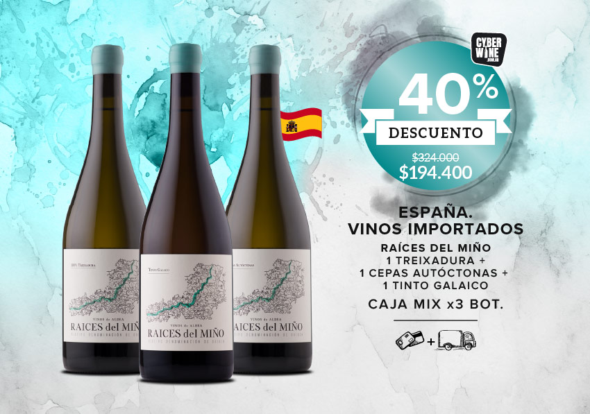 promo 40% off vinos españoles caja mix x3