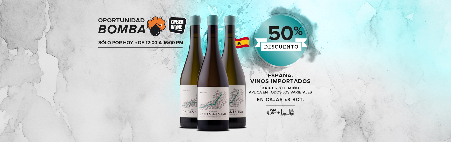 oferta bomba durigutti raices del miño 50%off caja x3