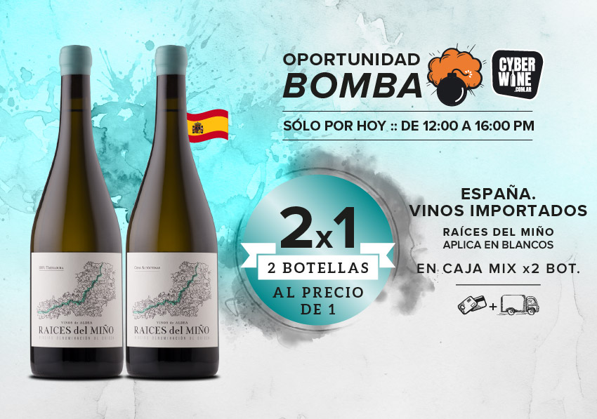 oferta bomba durigutti raices del miño 2x1 caja x2